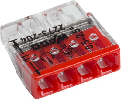 Meister Wago Verb. Doos 4V 10St 2273-204 W - WU7456430