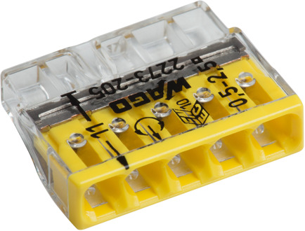 Meister Wago Verb. Doos 5V 10St 2273-205 W - WU7456570