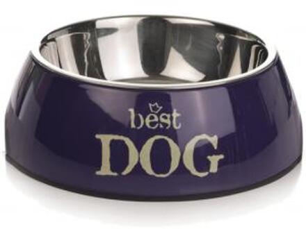 Mela Eetbak Rond Bestdog Blauw22x7,5