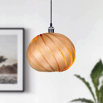 Mela hanglamp, kersen, Ø 35 cm licht hout