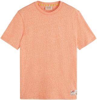 Melange Label Shirt Heren oranje