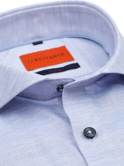 Melange Overhemd Lichtblauw - 39,40,41,42