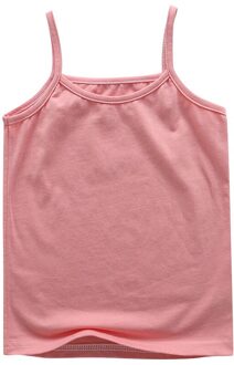 Melario Top Voor Kinderen Meisjes Kids Meisje Camisoles Zomer Meisjes Effen Ondergoed Kinderen Kleding Vesten Baby Soft Kids Kleding AH337 rood