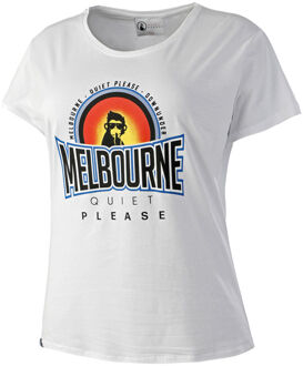 Melbourne Sunrise T-shirt Dames wit - XS,S,M,L,XL