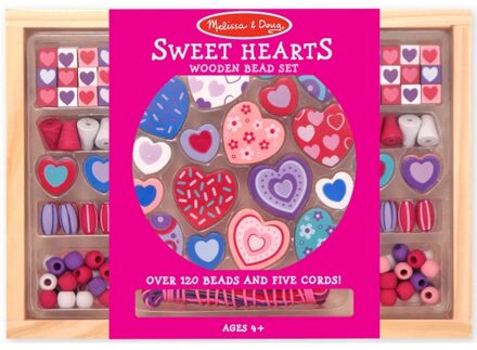 Melissa & Doug Creatieve kralenset met hartjes Multi