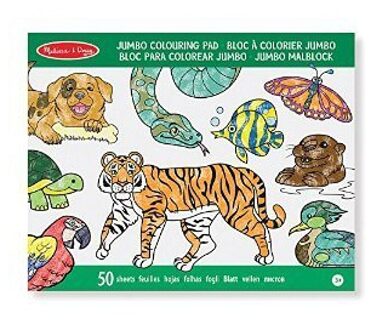 Melissa & Doug Dieren kleurboek voor kinderen 50 blz