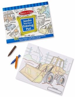 Melissa & Doug Groot kleurboek voor jongens 50 stuks