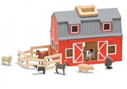 Melissa & Doug Houten Opvouwbare Boerderij