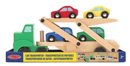 Melissa & Doug Kinder autotransporter met autos