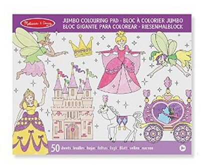 Melissa & Doug Meisjes prinsessen kleurboek met 50 paginas
