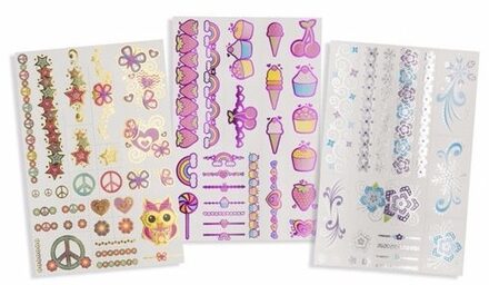 Melissa & Doug Tattoos metallic 75x voor meisjes