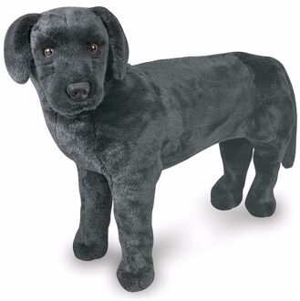 Melissa & Doug Zwarte Labrador Pluche Multikleur