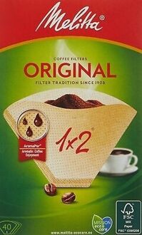 Melitta classic aroma koffiefilter - formaat 1/2 - 40 stuks