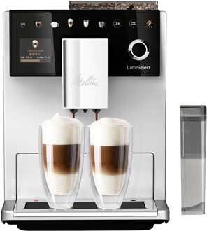 Melitta Latte Select F630-211 Espresso apparaat Zilver