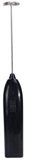 Melk Drinken Koffie Whisk Mixer Elektrische Eiklopper Frother Foamer Mini Handvat Stirrer Praktische Keuken Koken Tool Bk #5 zwart