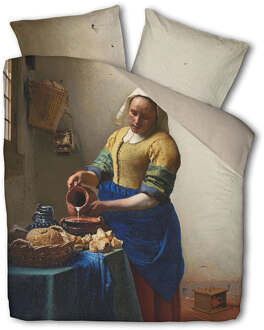 Melkmeisje Dekbedovertrek - Tweepersoons - Art Collectie - 200x200 cm - Katoen/Satijn