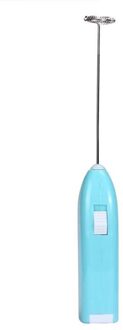 Melkopschuimer Foamer Mini Handvat Stirrer Praktische Keuken Koken Tool Melk Drinken Koffie Whisk Mixer Elektrische Eiklopper Blauw