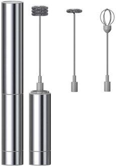 Melkopschuimer Handheld Drie-Layer Van Garde-Battery Operated Elektrische Schuim Maker Voor Koffie, Latte, Chocolade