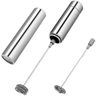 Melkopschuimer, Mini Blender Mixer Elektrische Handheld Mixer, koffie Tore Schuim Maker Eiklopper Met 2 Roestvrij Gardes