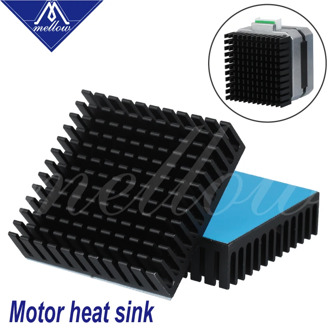 Mellow 3D Printer Aluminum Motor Heatsink Extruded Heat Dissipation Electronic Heat Sink For Nema17 42 Stepper Motor Ender 3
