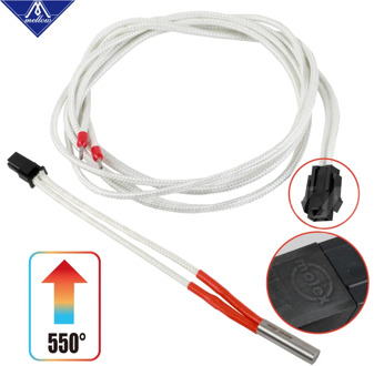 Mellow 3D Printer Parts Heating Tube 12V/24V 50W High Temperature 6*18/22mm Cartridge Heater For NF-Crazy Hotend Mosquito E3D V6