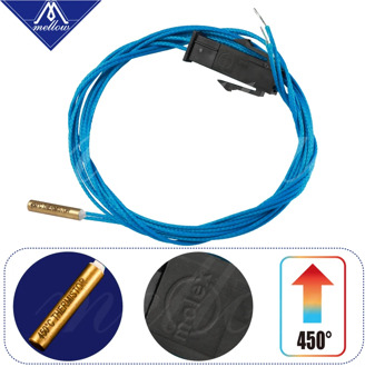 Mellow 3D Printer Parts NF High Temperature Thermistor Cartridge 450 For Ender 3 E3D V6 Volcano Mosquito NF-Crazy Heater Block