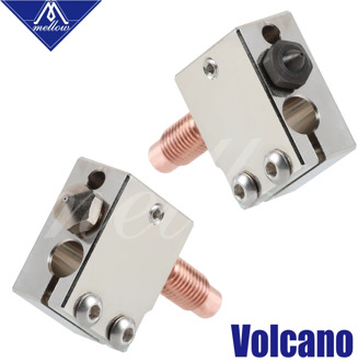 Mellow 3D Printer Volcano Heater Block + Volcano Nozzle + V6-Crazy Bimetal Heat Break For E3D J-Head Hotend Bmg Aero Extruder