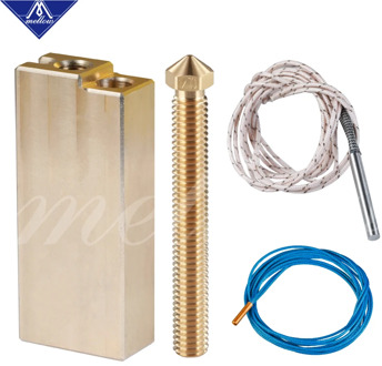 Mellow 80W Heater 12V/24V + ATC Semitec 104GT-2 Thermistor+ Super Volcano Heat Block For 3D Printer E3D V6 Super Volcano Hotend