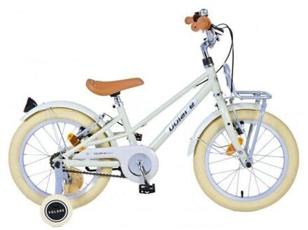 Melody Kinderfiets - Meisjes - 16 inch - Zand - Twee handremmen Crème