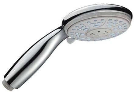 MELVA handdouche - 4 jets - chroom - rond - 30 % ecowaterbesparing