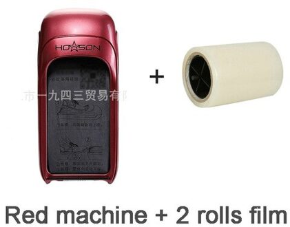 Membraan Automatische Overschoen Machine Film Dispenser Zool Die Machine Home Hotel Office Tijd & Arbeidsbesparende rood 2 rolls film