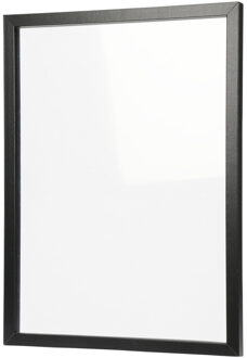 Memobord/schrijfbord voor kantoor of thuis - incl. 2x markers - wit/zwart - 30 x 40 cm