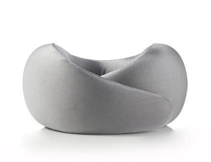 Memory Foam Auto Nekkussen Multifunctionele Reizen Auto Dutje Kussen 360 Graden Hals Ondersteuning Home Office Auto Kussen hals helder zilver