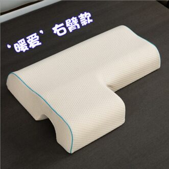 Memory Foam Beddengoed Kussen Trage Rebound Druk Kussen Gezondheid Hals Paar Kussen Multifunctionele Anti-Druk Hand Kussen 4-rechtsaf hand