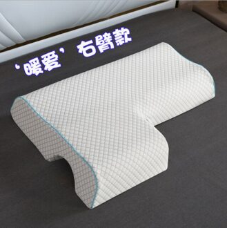 Memory Foam Beddengoed Kussen Trage Rebound Druk Kussen Gezondheid Hals Paar Kussen Multifunctionele Anti-Druk Hand Kussen 5-rechtsaf hand