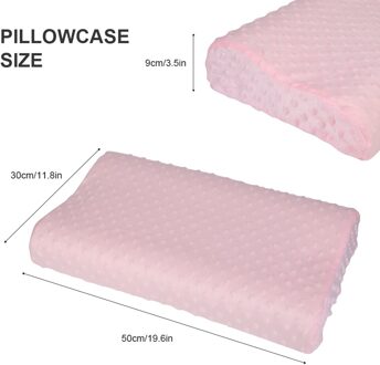 Memory Foam Beddengoed Kussen Vlinder Vormige Ontspannen Nek Bescherming Orthopedische Trage Rebound Cervicale Voor Gezondheidszorg 50X30 Cm Pillowcase roze