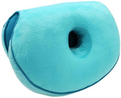 Memory Foam Druk Verlichten Zitkussen Hip Lift Auto Office Home Butt Vorm Gezondheidszorg Massage Kussen Kussen meer blauw