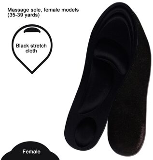 Memory Foam Inlegzolen 4D Sport Spons Zachte Binnenzool Orthopedische Arch Ondersteuning Platte Voetverzorging Comfort Sport Pijnbestrijding Orthopedische Inlegzolen dames 35-39 yards