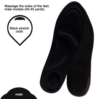 Memory Foam Inlegzolen 4D Sport Spons Zachte Binnenzool Orthopedische Arch Ondersteuning Platte Voetverzorging Comfort Sport Pijnbestrijding Orthopedische Inlegzolen heren 40-45 yards