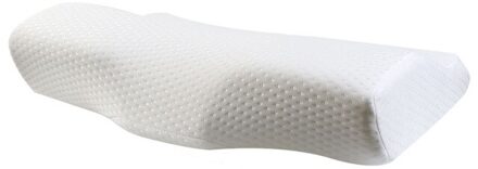 Memory Foam Kussen Beddengoed Nek Bescherming Trage Rebound Memory Foam Vlinder Vormige Kussens Slaap Gezondheid Cervicale Nekkussen 50x30 cm