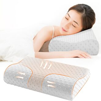 Memory Foam Kussen Orthopedisch Kussen Voor Vliegtuig Nek U-vorm Kussens Comfortabele Kussens Slaap Neksteun Reizen Accessoires wit 50x30cm