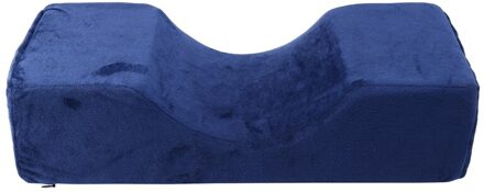 Memory Foam Kussen Professionele Wimper Extension Kussen Speciale Flanel Salon Kussen Stand Geënt Voor Wimper blauw