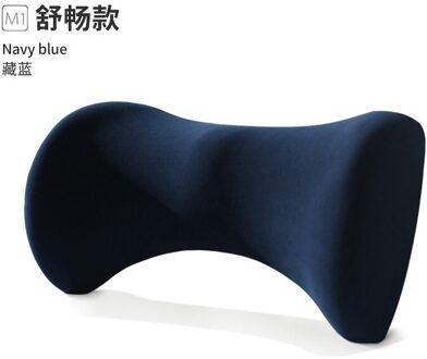 Memory Foam Kussen Vrouwen Zwangere Body Ondersteuning Taille Side Sleeper Back Massage Kussen Beddengoed Slaap Thuis A-donker blauw