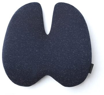 Memory Foam Lendensteun Kussen Auto Lage Rugpijn Kussen Office Home Rest Kussen Auto Reizen Kussen Terug Opluchting Lumbale kussen blauw