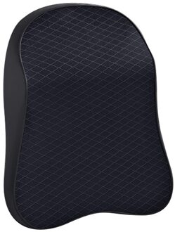 Memory Foam Leuke Auto Hoofdsteun Kussen Effen Voor De Neksteun Taille Rugsteun Kussen Set Kussens Interieur Accessoires klein zwart headrest