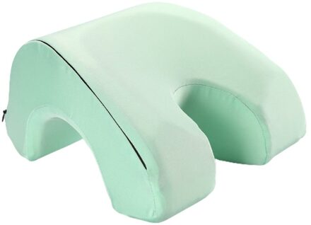 Memory Foam Liggen Kussen Lunchpauze Kussen Kantoor Leisure Dutje Kussen Draagbare Liggen Kussen groen
