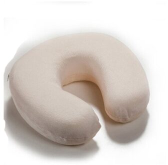 Memory Foam Pillow Nek U-vorm U-vormige Hoofdsteun Auto Flight Travel Soft Nursing Kussen 5 doorzichtig