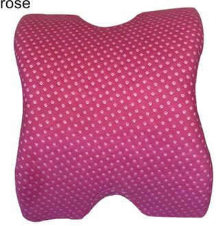 Memory Foam Slaap Nekkussen Trage Rebound U-Vormige Geen Hand Gevoelloosheid Rest Kussen Health99 roos rood