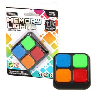 Memory Lights Pocket Editie Met Licht En Geluid 5 Cm