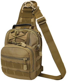 Men 1000D Nylon Military Sling Chest Day Back Pack Multifunction Tote Handbag Travel Messenger Bags Single Shoulder Bag Rucksack